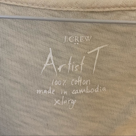 π J CREW Artist Tee π - Picture 2 of 3